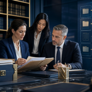 Professional safeguarding confidential information and private records