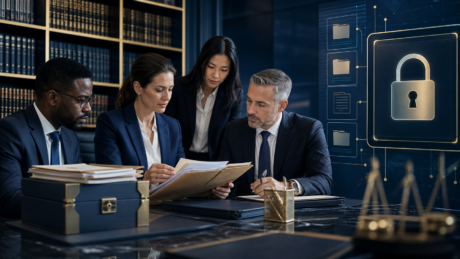 Professional safeguarding confidential information and private records