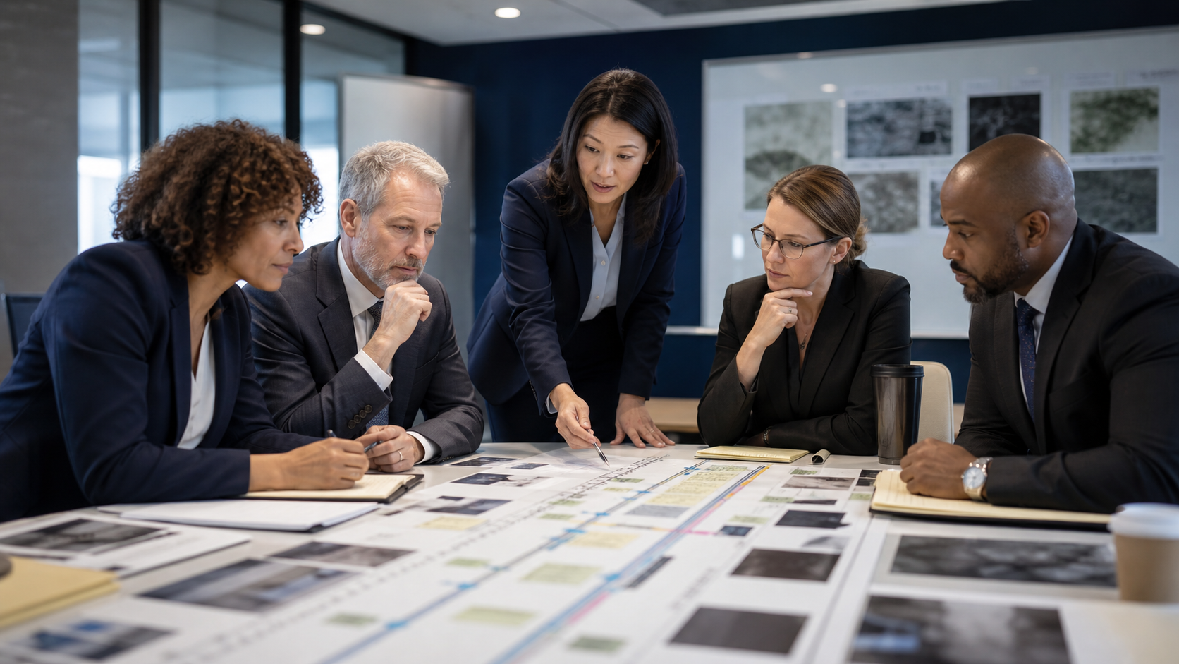 Federal workplace investigators collaborating on an evidence-based case review