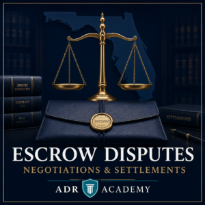 Escrow Disputes, Negotiations and Settlements product cover